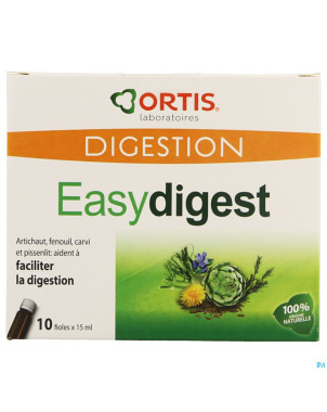 Ortis easy digest    fioles 10x15ml