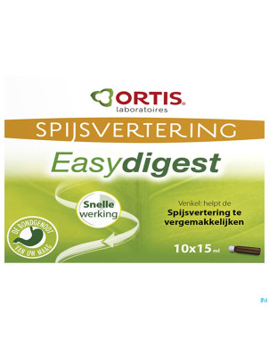 Ortis easy digest    fioles 10x15ml