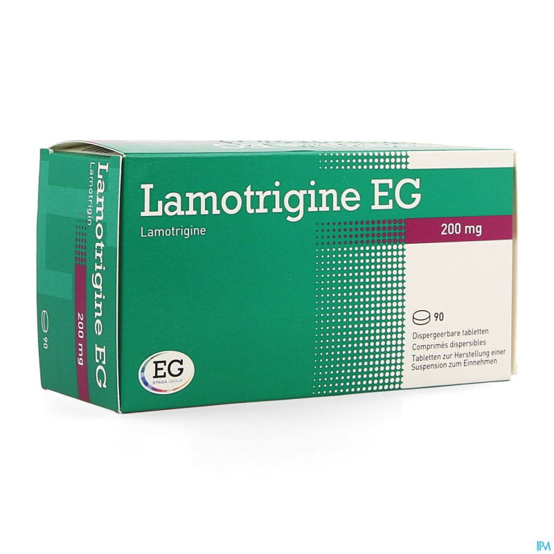 Lamotrigine eg 200mg comp disp 90x200mg