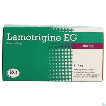 Lamotrigine eg 200mg comp disp 90x200mg