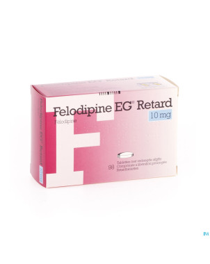 Felodipine eg retard 10mg comp liber prol 98x10mg
