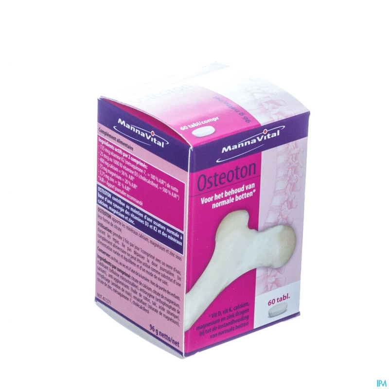 Mannavital osteoton comp 60 cfr 3056819