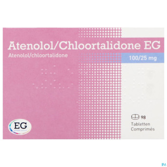 Atenolol chlortal eg comp 98x100mg/25mg