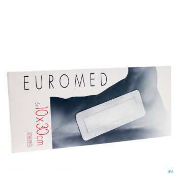 Euromed 10x30cm 5 pansement d'ile adh steril