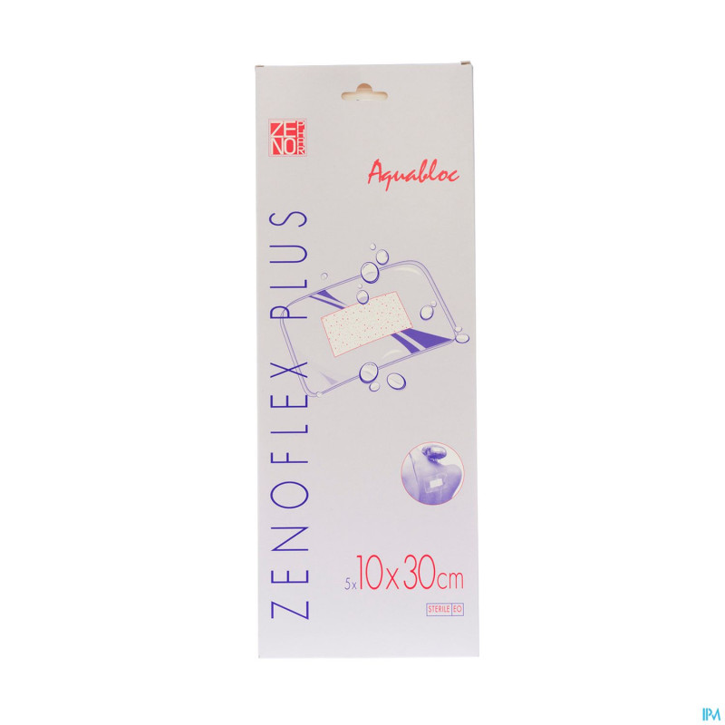 Zenoflex plus 10x30cm 5 pansement steril wtp