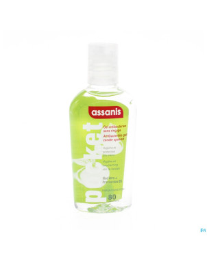 Assanis gel mains pomme-poire  80ml