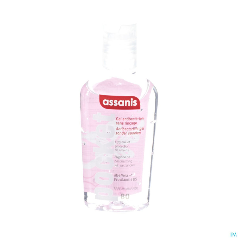 Assanis gel mains amande douce 80ml