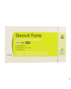 Steovit forte 1000mg/800ui  comp croq 28