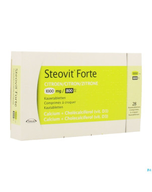 Steovit forte 1000mg/800ui  comp croq 28