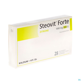 Steovit forte 1000mg/800ui  comp croq 28