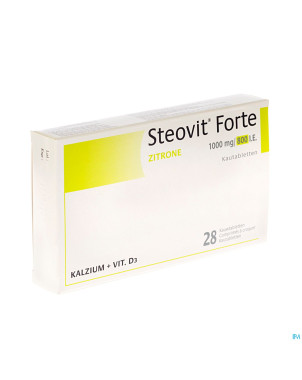 Steovit forte 1000mg/800ui  comp croq 28