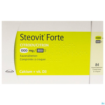 Steovit forte 1000mg/800ui  comp croq 84