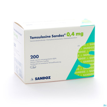 Tamsulosine sandoz 0,4mg lib.modif. caps 200x0,4mg