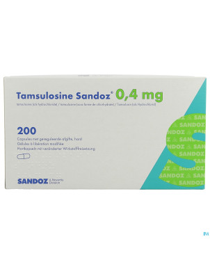 Tamsulosine sandoz 0,4mg lib.modif. caps 200x0,4mg