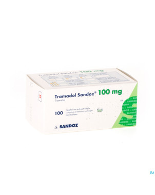 Tramadol 100 sandoz comp liberat prol 100 x 100 mg