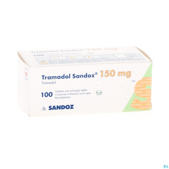 Tramadol 150 sandoz comp liberat prol 100 x 150 mg