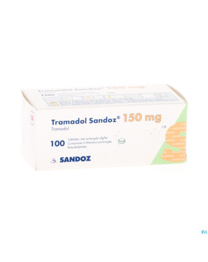 Tramadol 150 sandoz comp liberat prol 100 x 150 mg