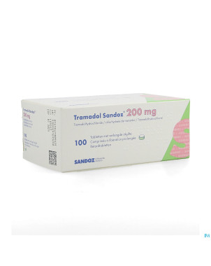 Tramadol 200 sandoz comp liberat prol 100 x 200 mg
