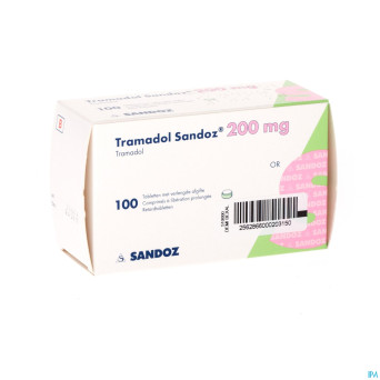 Tramadol 200 sandoz comp liberat prol 100 x 200 mg