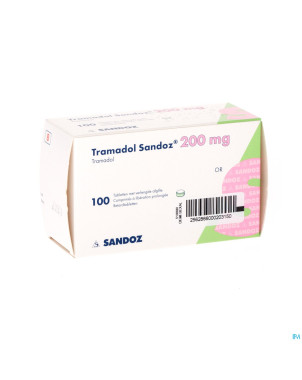 Tramadol 200 sandoz comp liberat prol 100 x 200 mg