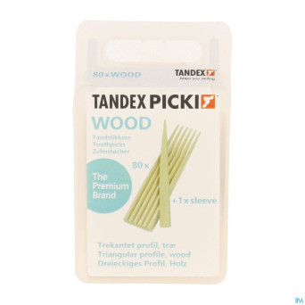 Tandex toothpicks wood    80