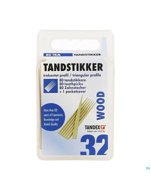 Tandex toothpicks wood    80
