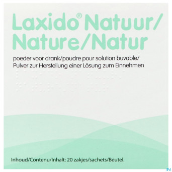 Laxido natural sach 20 x 13,7 g