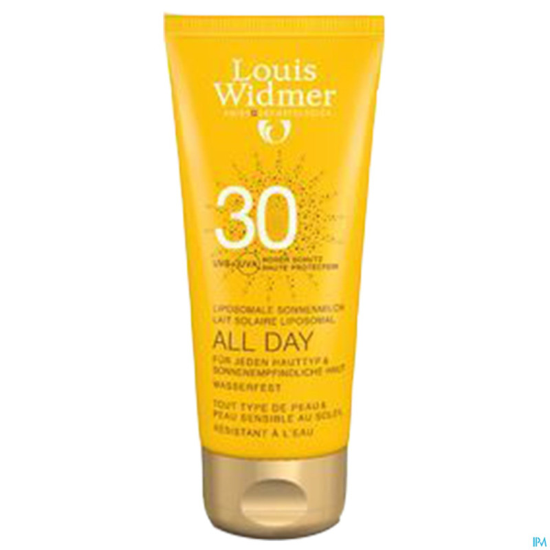 Widmer sun lait solaire 30 parf tube 100ml