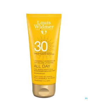Widmer sun lait solaire 30 parf tube 100ml