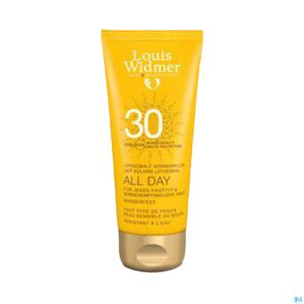 Widmer sun lait solaire 30 parf tube 100ml