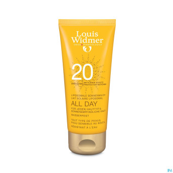 Widmer sun all day 20 parf    tube 1x100ml