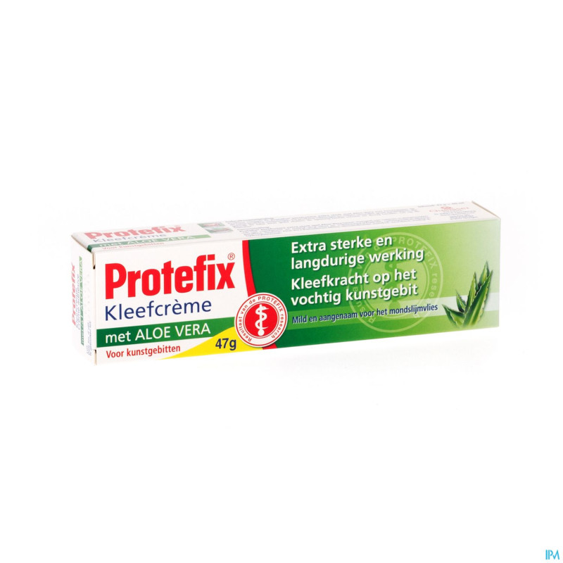 Protefix creme adhesive aloe vera40ml 6673 revogan