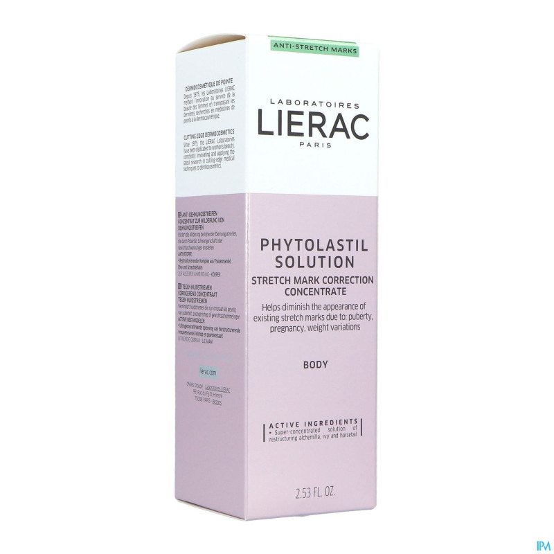 Lierac phytolastil solute s/parabene fl pompe 75ml