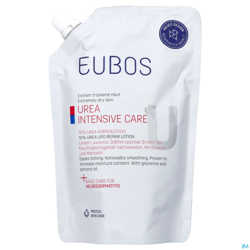 Eubos urea 10% bodylotion peau seche refill  400ml