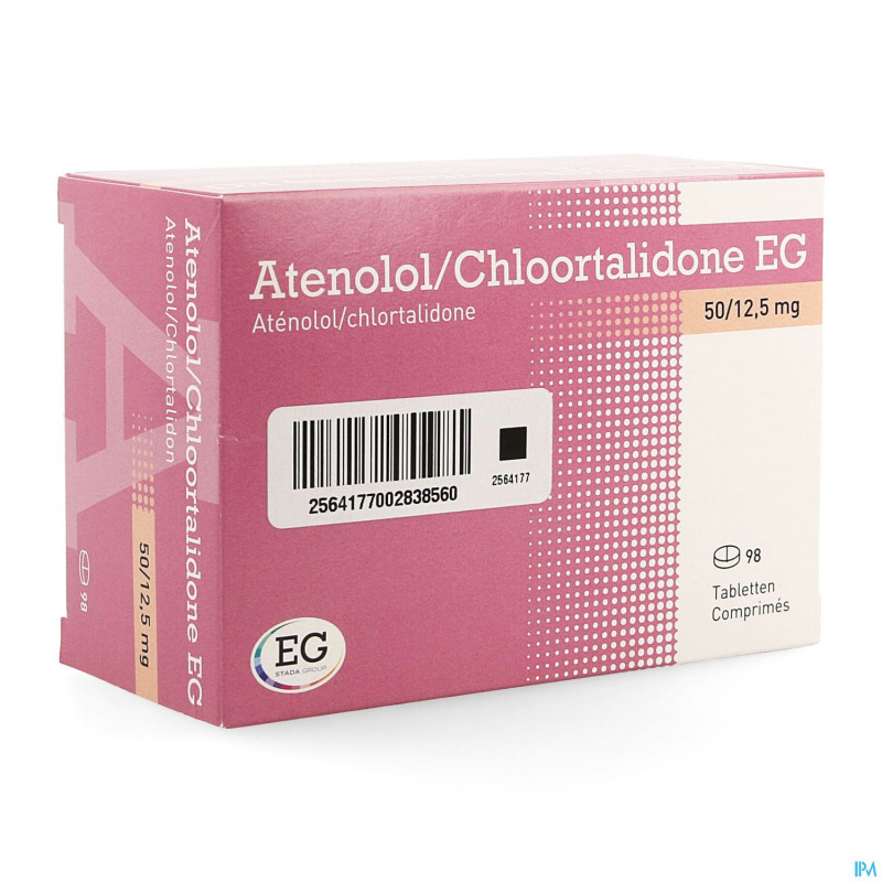 Atenolol chlortal eg comp 98x50mg/12,5mg
