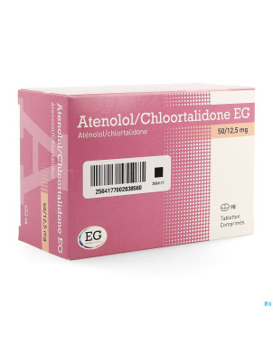 Atenolol chlortal eg comp 98x50mg/12,5mg