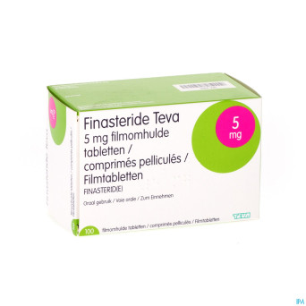 Finasteride teva 5 mg comp pell 100 x 5 mg