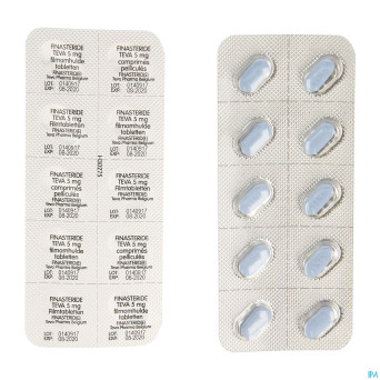 Finasteride teva 5 mg comp pell 100 x 5 mg