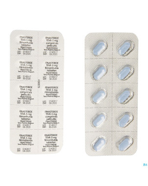 Finasteride teva 5 mg comp pell 100 x 5 mg