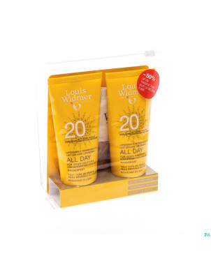 Widmer sun all day 20 parf nf    tube 2x100ml