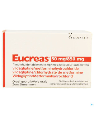 Eucreas 50 mg/ 850 mg comp pell  60