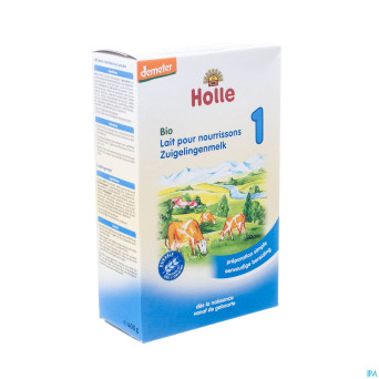 Holle lait nourrissons 1 bio    pdr 400g bh100