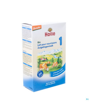 Holle lait nourrissons 1 bio    pdr 400g bh100