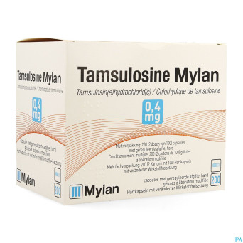 Tamsulosine viatris 0,4mg lib.prol.caps 200 blist.