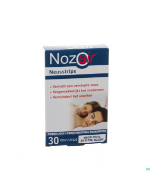 Nozoair bandelette nasale petit-moyen nez 30