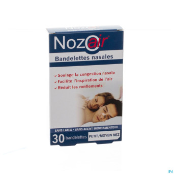 Nozoair bandelette nasale petit-moyen nez 30