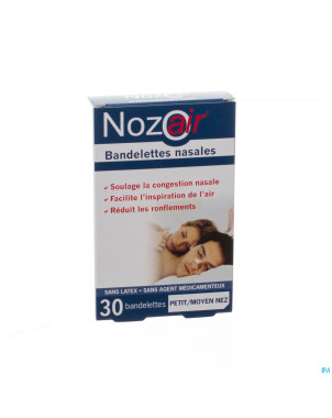 Nozoair bandelette nasale petit-moyen nez 30