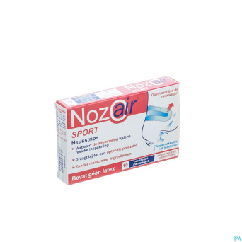 Nozoair sport bandelette nasale petit-moyen nez 10