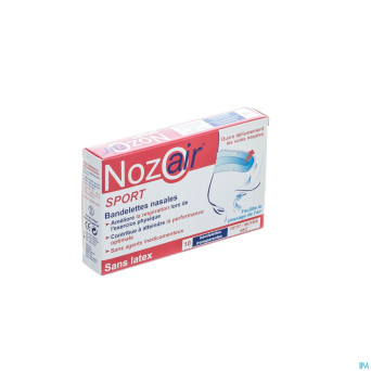 Nozoair sport bandelette nasale petit-moyen nez 10