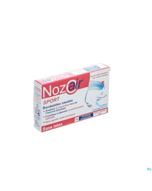 Nozoair sport bandelette nasale petit-moyen nez 10